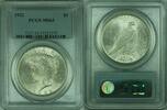 USA $1 Coin Peace Silver Dollar PCGS MS-63 (34-E) -