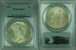 USA $1 Coin Peace Silver Dollar PCGS MS-63 (34-I) -