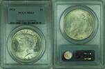 USA $1 Coin Peace Silver Dollar PCGS MS-63 Better Coin (34-A) -