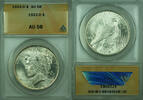 USA $1 Coin 1922-D Peace Silver Dollar ANACS AU-58 (Better Coin) -