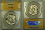 USA Half Dollar Walking Liberty Silver 50c Coin ANACS MS-65 B -