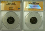 Weltmünzen 1 Farthing 1875-H Great Britain Coin ANACS AU 50 Scratched Details -