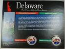 USA Quarter (2) Delaware Colorized State P&D-BU Coin-w/Colorful Display Card -