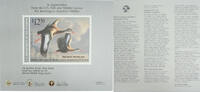 Briefmarken BEP Souvenir Card BD 4 Black-Bellied Whistling Duck Card w $12.50 Stamp -