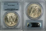 USA Dollar 1934-D Peace Silver Coin, PCGS MS-62, Better Coin, JT -