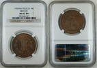 Weltmünzen 10 Centavos Mexico Bronze, NGC MS-63 BN -