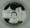 Weltmünzen 20 Dollar Republic of Liberia Italia Silver Proof Coin as Issued -