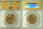 Weltmünzen 1 Sen Japan Bronze Coin ANACS MS 60 Corroded Details (Better Coin) Y#35 -