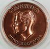 Exonumia Canada King Edward VIII Copper Medallion w/ Box & COA -