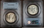 USA Half Dollar 1945-D Walking Liberty PCGS MS-65 *LT* -