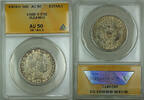 USA Half Dollar 1908-O Barber Silver 50c ANACS AU-50 Details Cleaned GK -