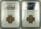 Weltmünzen 5 Sen T8 Japan Coin NGC MS-65 -