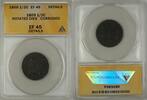 USA Half Cent Classic Head Coin ANACS Rotated Dies Corroded EF-45 Details -