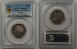 Weltmünzen 25 Cents Silver Hawaii PCGS Genuine Cleaning AU Details -