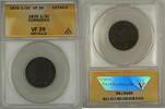 USA Half Cent Classic Head Coin ANACS Corroded VF-35 Details -