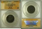 USA Plain 4 No Stems Draped Bust 1/2c Coin ANACS VG-8 Details Damaged (WW) -