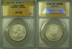 Weltmünzen Mark 1929-A Germany Lessing Silver 3 Reichs ANACS AU-58 -