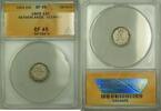 Weltmünzen 10 Cents Netherlands Coin ANACS EF 45 Cleaned Details -