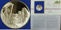 Exonumia Medal Colonial Communications Commemorative Silver -