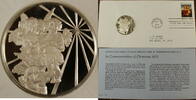 Exonumia Medal Christmas Commemorative Proof Silver -