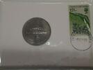 Weltmünzen 25 Pence Tristan da Cunha BU Commemorative Coin W/Stamp in First Day Cover -