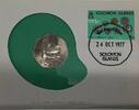 Weltmünzen Commemorative Dollar Solomon Islands BU Coin W/Stamp in First Day Cover -