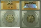 Weltmünzen New Zealand 1 Shil Coin ANACS AU 55 -