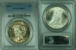USA Dollar Peace Silver S$1 PCGS MS63 Toned (24e) -