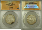 Weltmünzen Poland Seaport Silver 5 Zatotych Coin ANACS AU 58 Cleaned Details -