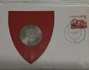 Weltmünzen 5 Kroner Norway BU Coin W/Stamp in First Day Cover -
