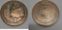 Exonumia Bronze History of US Proof Medal 1st Vessel of US Navy Launched - May 10, -