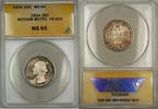 USA Quarter Medium Motto Washington Silver Coin FS-402 ANACS MS-65 Toned (9) -
