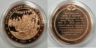 Exonumia Bronze Proof Medal Bicycle Craze Grows in America -