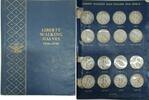USA Complete Collection/Walking Liberty Half Dollars 1916-47 PDS in Whitman Albums -