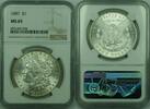 USA $1 Coin Morgan Silver Dollar NGC MS-65 -