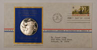Exonumia Medal Postmasters Of America Commemorative Silver Colonial Communications -