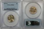 USA Jefferson Nickel 1957-D 5c Coin PCGS MS-65 1B -