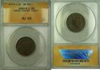 Weltmünzen 1/2 Baiocchi 1850-R Papal States Year V Coin ANACS AU 50 -