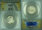USA Quarter Washington Silver 25c Coin ANACS AU-58 Details Cleaned (39) -