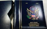 USA 1999-2008 United States Quarters 50 Coins BU Set Beautiful American Shield Case -