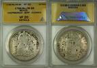 Weltmünzen 1788-Mo FM Mexico 8R Silver Coin ANACS VF-20 Details Cleaned Chopmarked Bent -