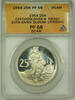 Weltmünzen 25 Kroner Czechoslovakia Slovak Uprising Proof Silver ANACS PF 68 DCAM -