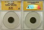 Weltmünzen Farthing Great Britain Stuart Royal Token No Date ANACS Details VF-35 Encrusted -