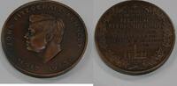 Exonumia Bronze John Fitzgerald Kennedy Canada Tribute (40mm) Medal -