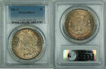 USA Dollar 1881-S Morgan Silver $1 PCGS MS-65 Nicely Toned HD -