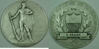 Exonumia Medal Maitrise Switzerland Silver Swiss Shooting R1863b in Original Case -