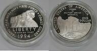 USA Dollar 1994-P Women in Military Commem Proof Silver - Coin in Capsule ONLY -