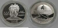USA Dollar 1995-P Olympic Cycling Commem Proof Silver - Coin in Capsule ONLY -