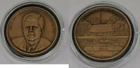 Exonumia Bronze John F Kennedy Memorial 45MM Medal in Capsule -