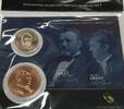 Exonumia $1 Coin Presidential & First Spouse Bronze Medal in OGP - The Grant's -